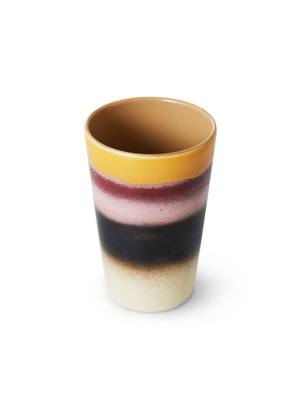 70s Ceramics Tea Mug in Sunset from HK Living