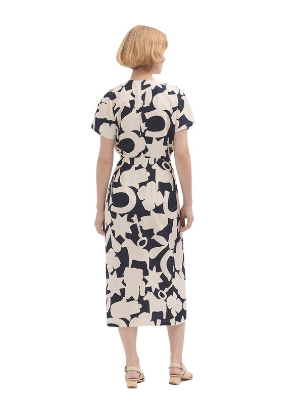 Lucky Charms Print Wrap Dress in Navy from Nice Things