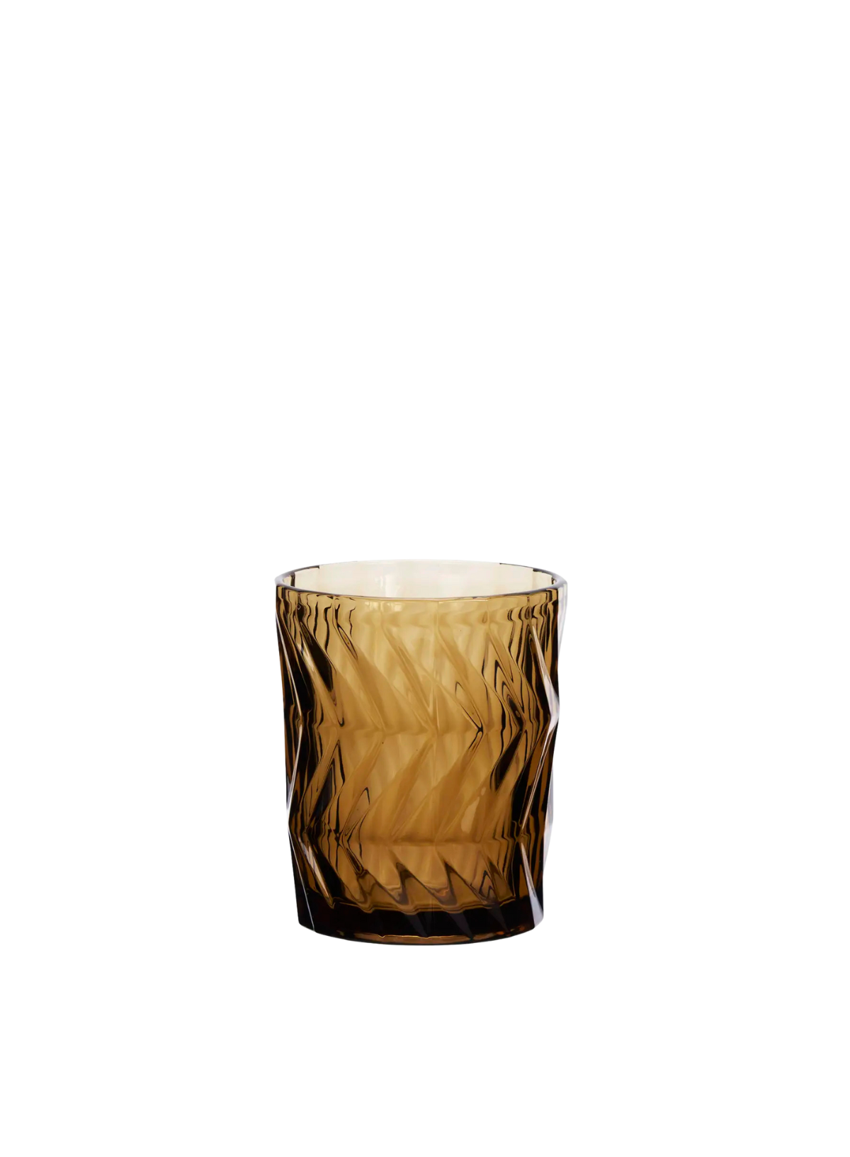 Madam Stoltz Wickcliff Drinking Glass Brown