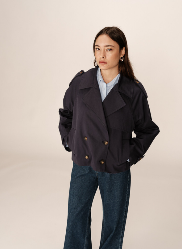 Printemps Jacket in Marine from Grace & Mila