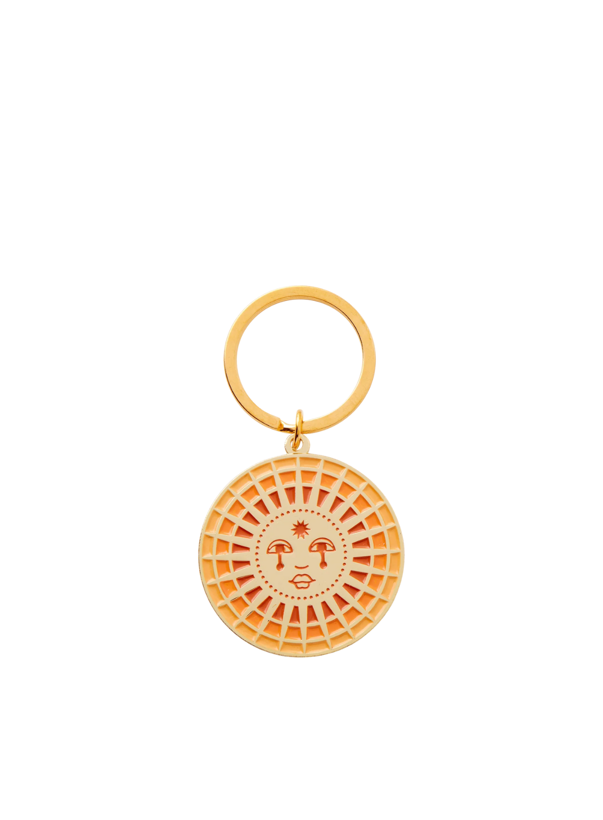 Sun Enamel Keychain from Cai & Jo