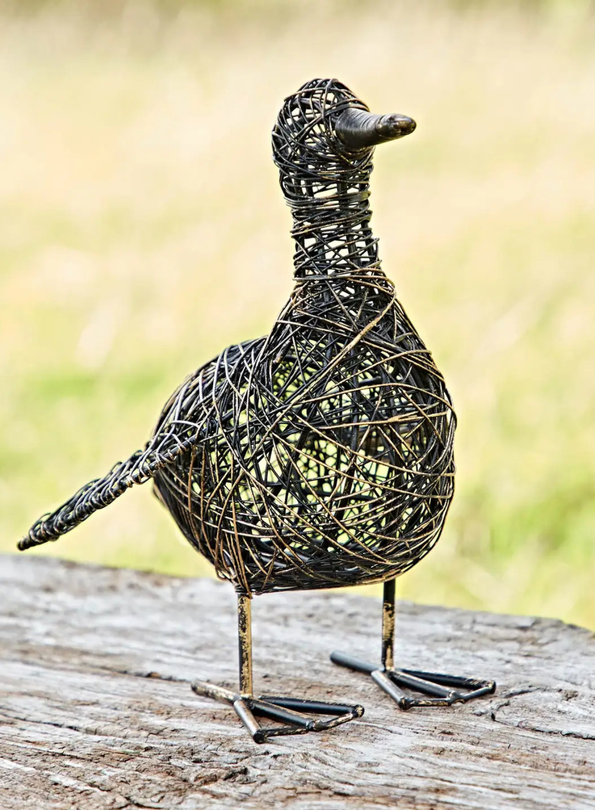 Paper High Gift Co Kriti the Small Flapping Duck Wire Garden Ornament