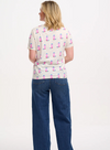 Maggie T-Shirt in Off-White, Cowgirl Boots from Sugarhill