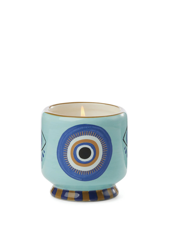 Adopo Eye Ceramic Candle in Incense & Smoke from Paddywax