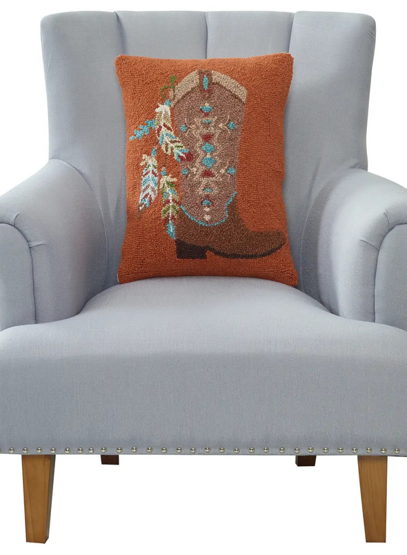 Cowboy Boot Hook Cushion from Peking Handicraft