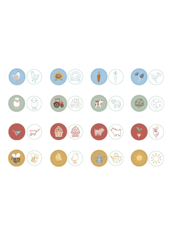 Little Farm Self Inking Stamps from Little Dutch