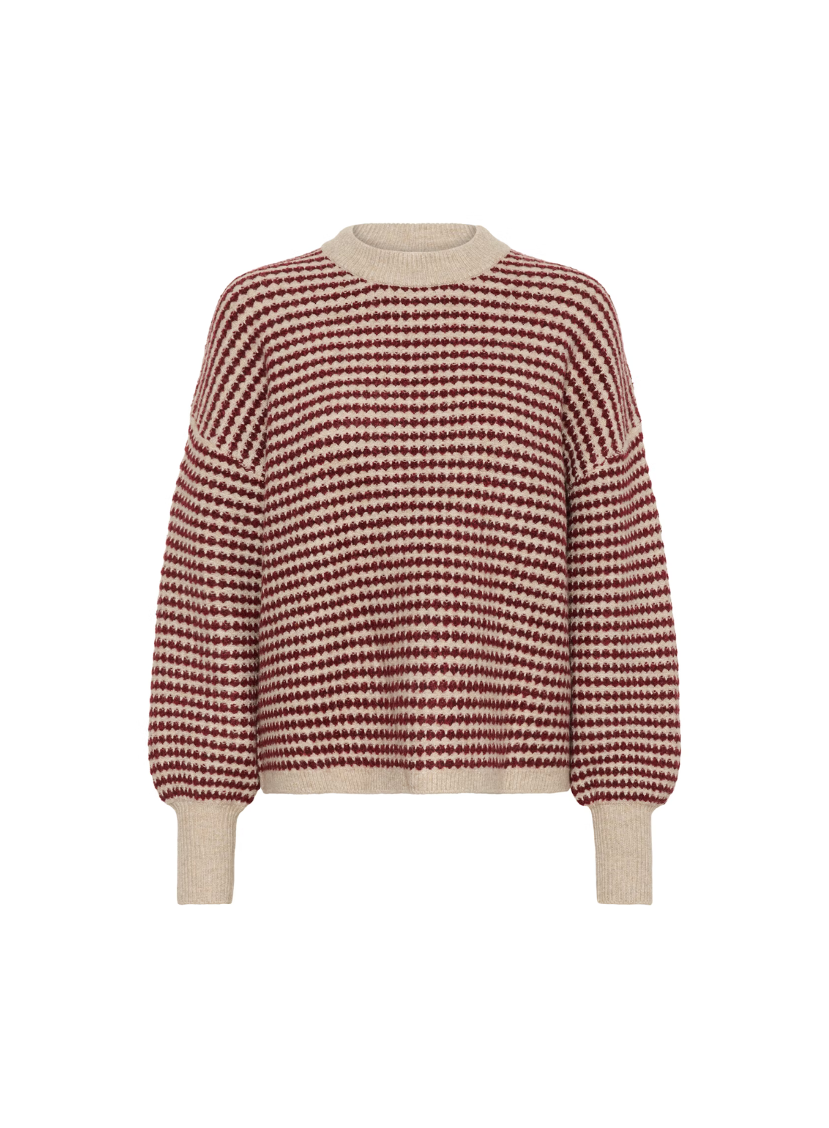 Ellery Knit Pullover in Windsor/Melange Feather Grey from Kaffe