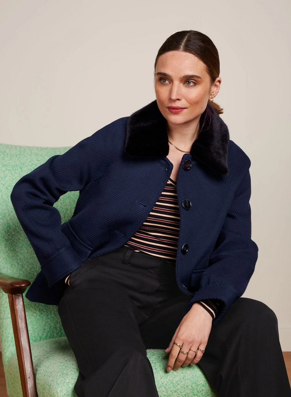 Sylvie Jacket Austin in Evening Blue from King Louie