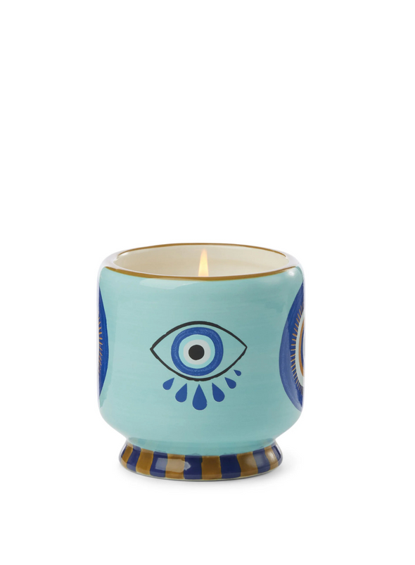 Adopo Eye Ceramic Candle in Incense & Smoke from Paddywax