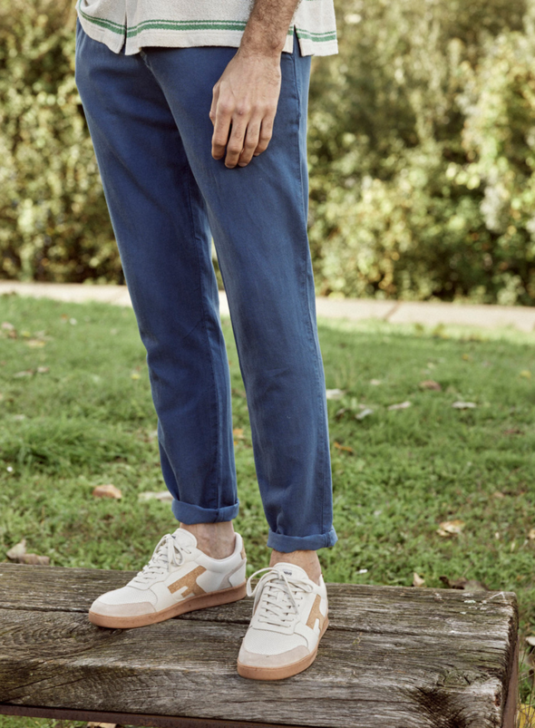 Dreuille Woven Pants in Navy from Faguo