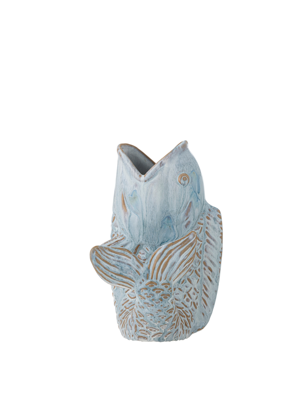 Hiro Blue Stoneware Vase