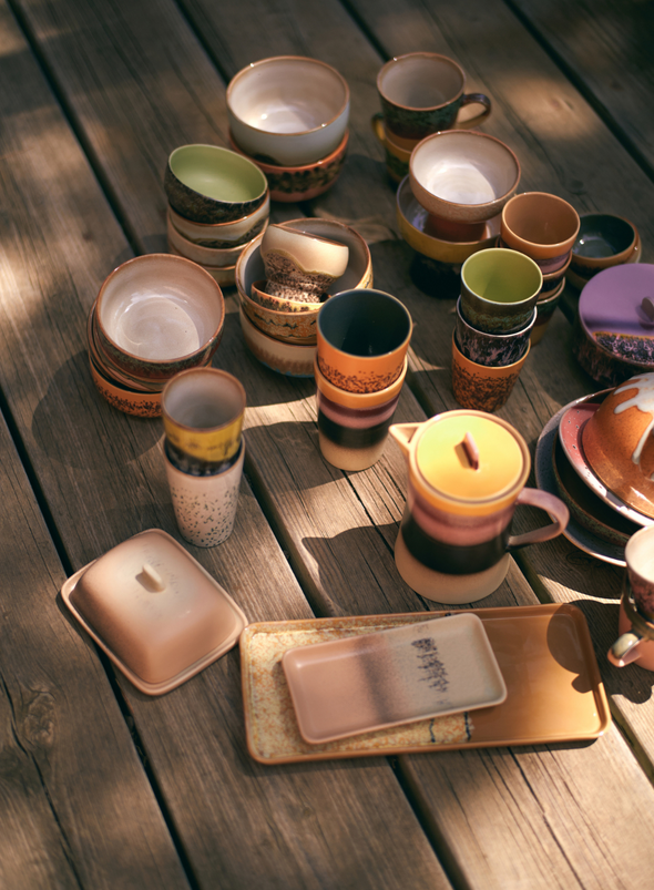 70s Ceramics Tea Mug in Sunset from HK Living