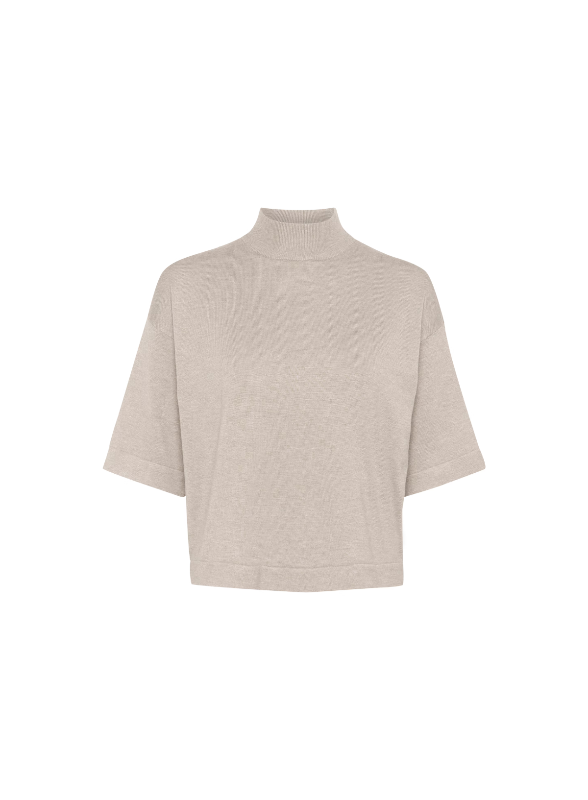 Lizza Turtleneck in Feather Gray Melange from Kaffe