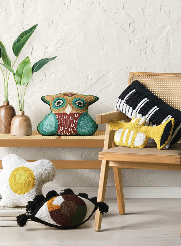Hootie Hook Cushion from Peking Handicraft