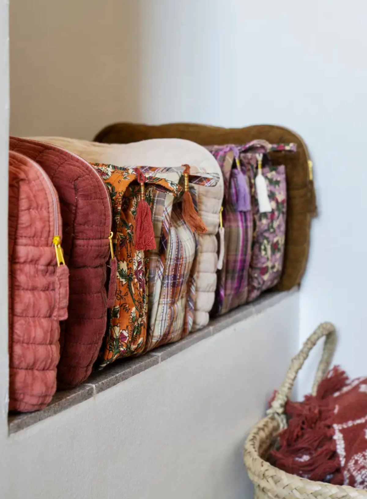 Rooster Reversible Recycled Cotton Throw 125/175cm from Madam Stoltz