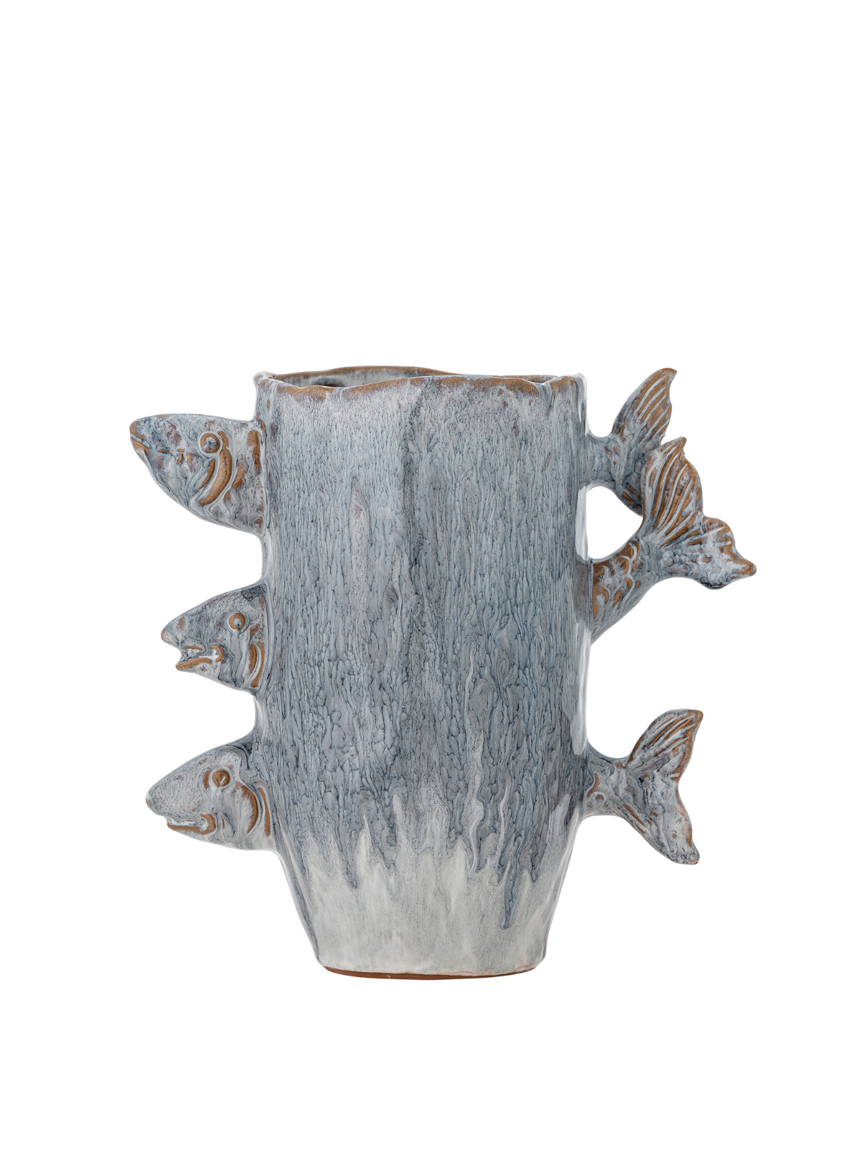 Tace Blue Stoneware Vase