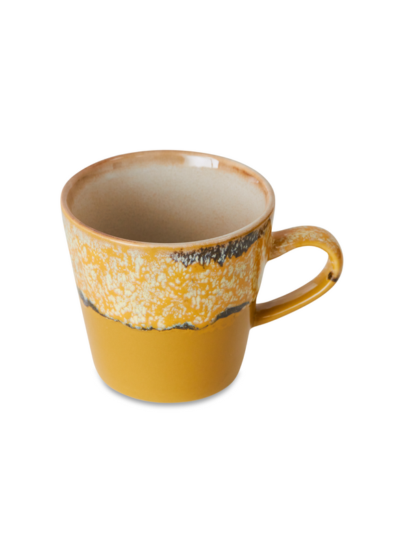 70s Ceramics Americano Mug in Sunbeam from HK Living