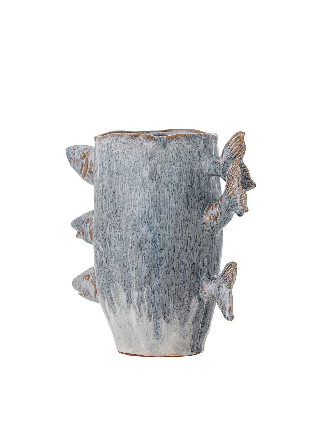 Tace Blue Stoneware Vase