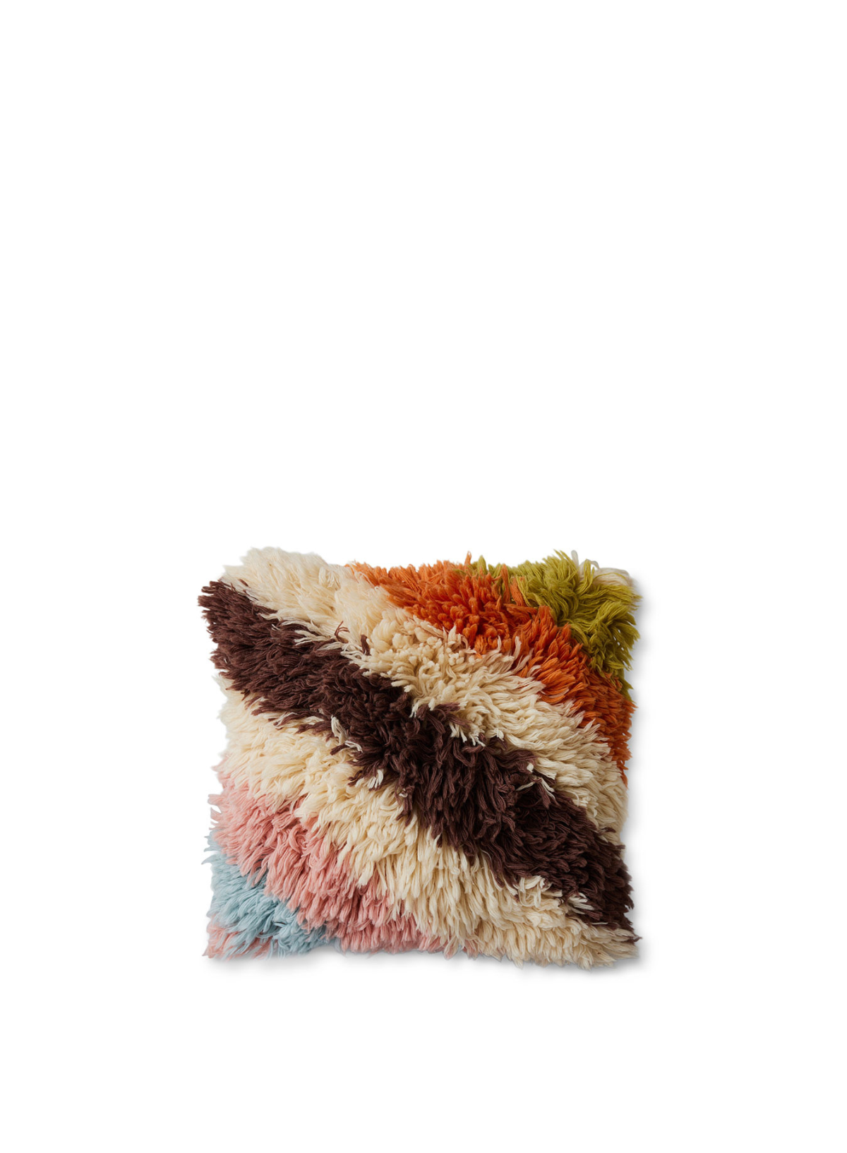 HK Living Fluffy Striped Cushion