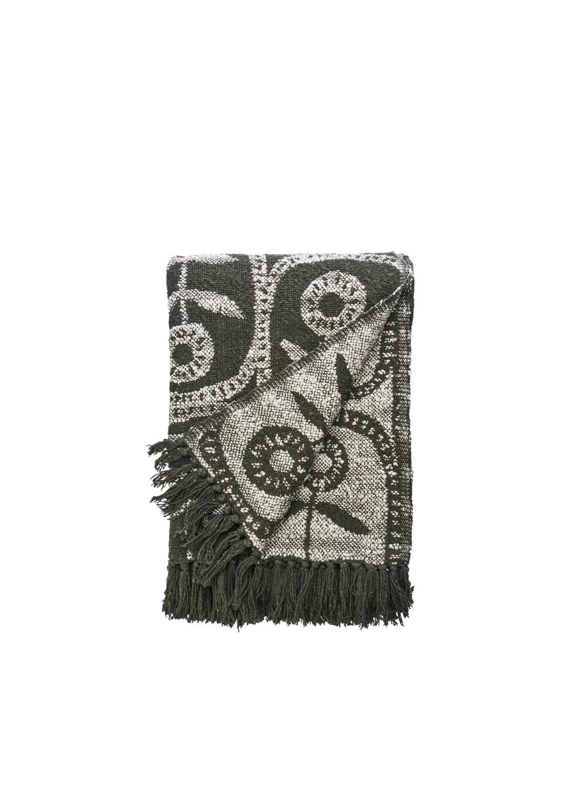 Montgomery Reversible Recycled Cotton Throw 125/175cm from Madam Stoltz