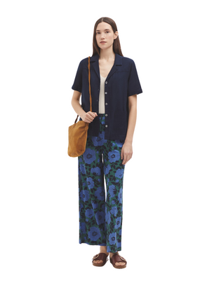 Camelia Print Pants in Smoke Green from Nice Things