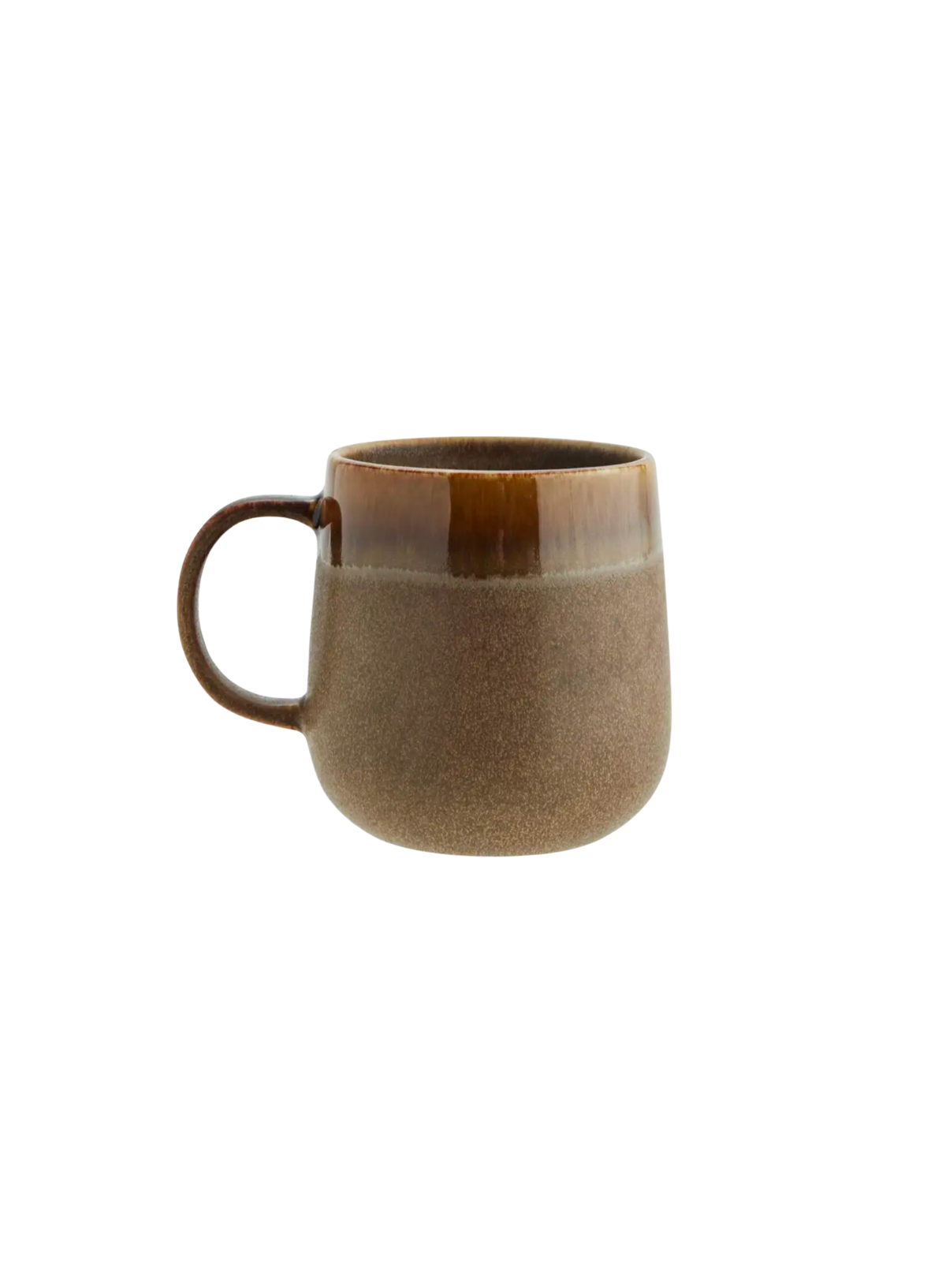 Jacob Stoneware Brown Mug from Madam Stoltz
