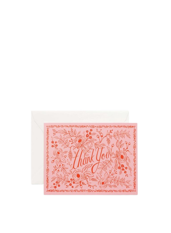 Rosé Thank You Card from Rifle Paper Co.