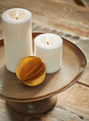 Brown Stoneware Pedestal Serving Dish from Madam Stoltz