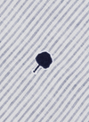 Ivoy Cotton Shirt in Ecru Blue from Faguo
