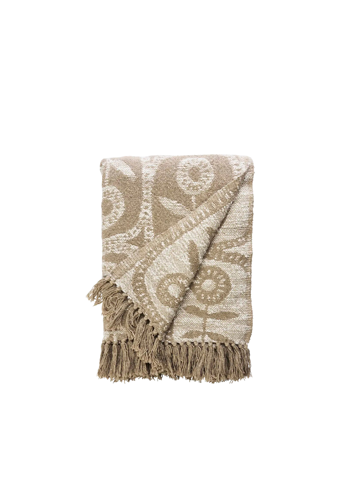 Mermaid Reversible Recycled Cotton Throw 125/175cm from Madam Stoltz