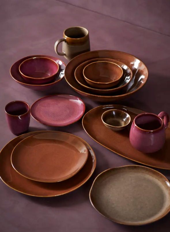 Brown Stoneware Small Bowl from Madam Stoltz