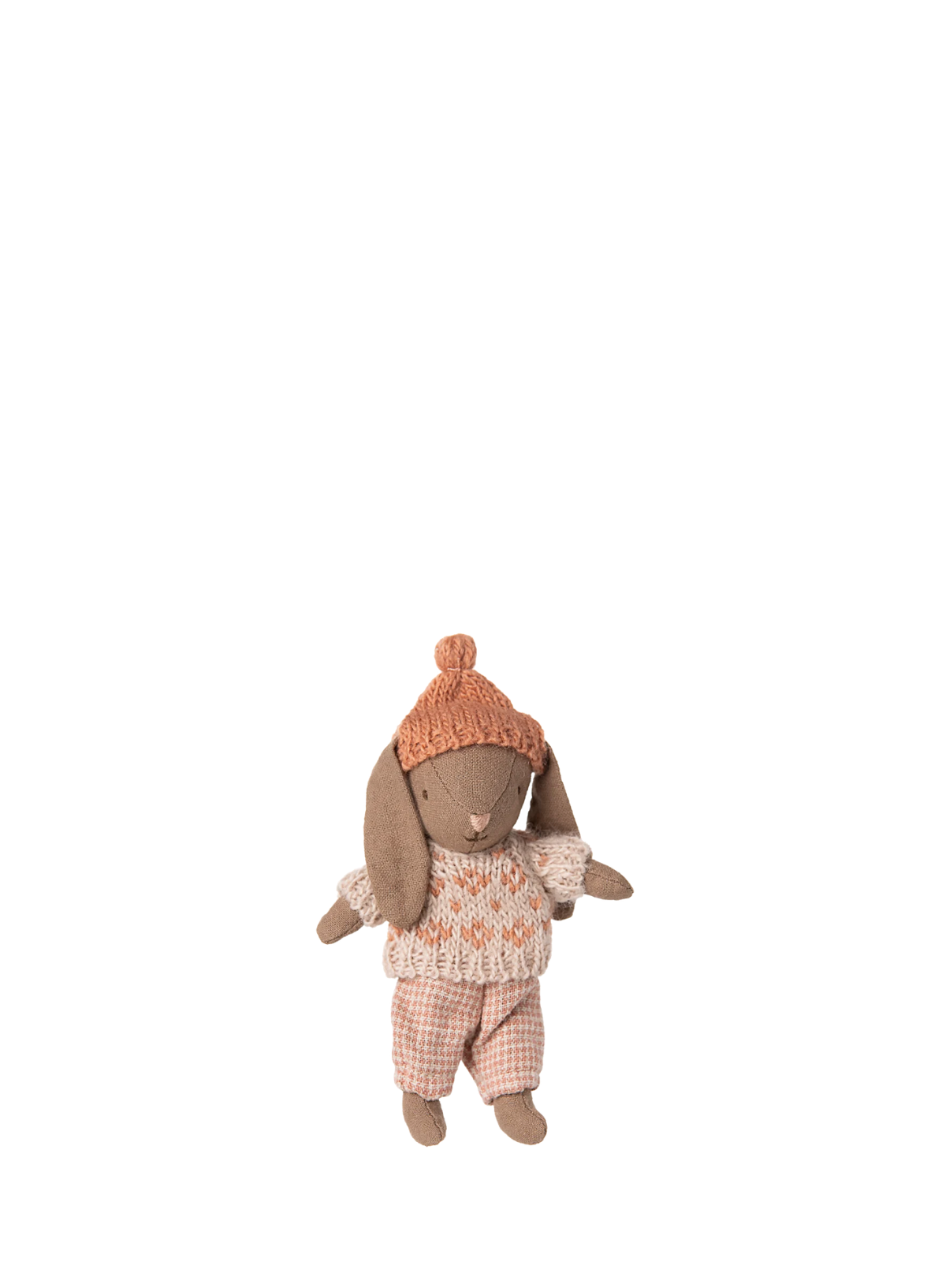 Maileg Winter Bunny Micro Brown - Rose