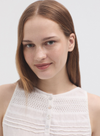 Combined Tank Top with Lace in 000 from Nice Things