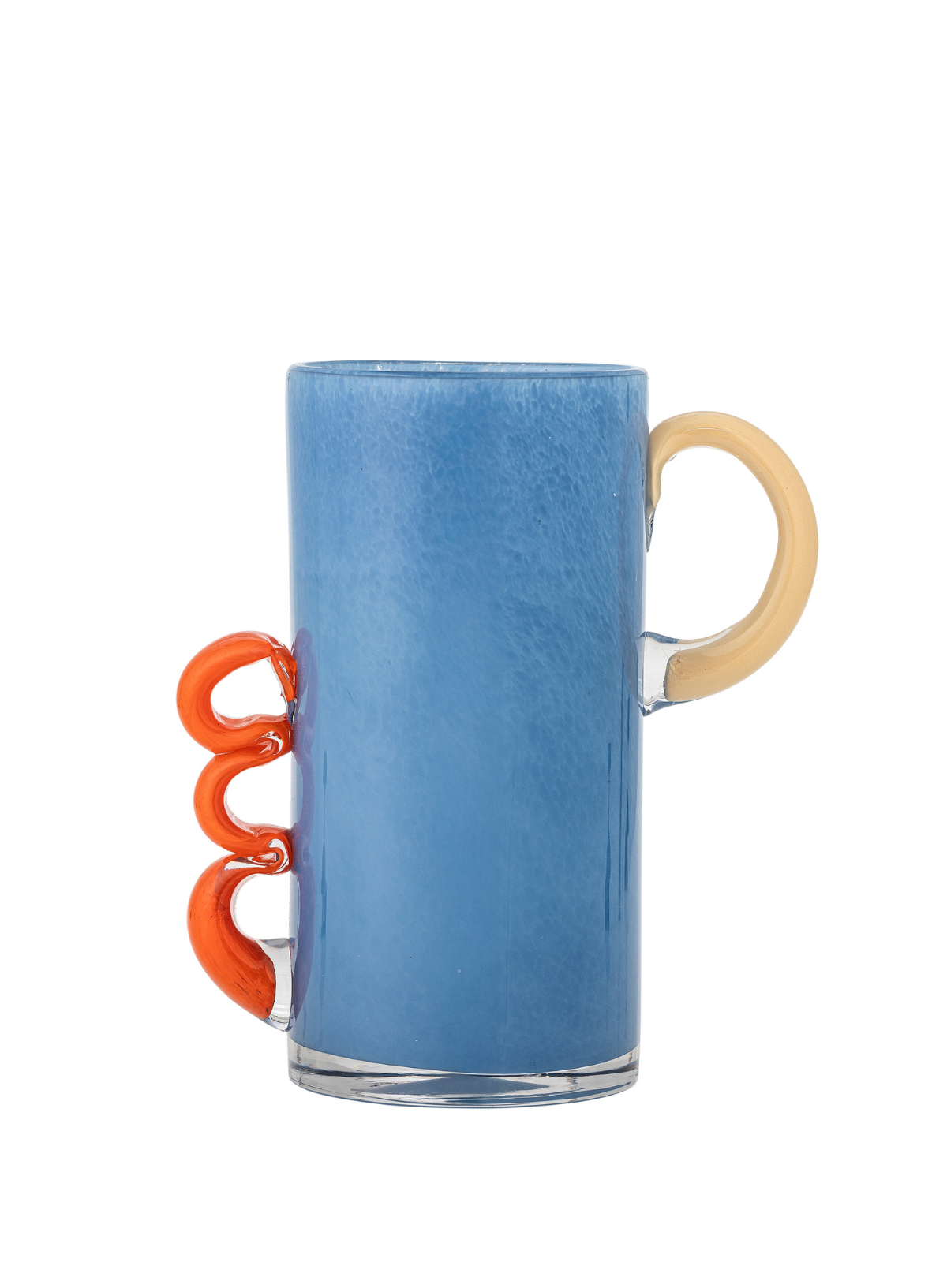 Carlie Blue Glass Vase