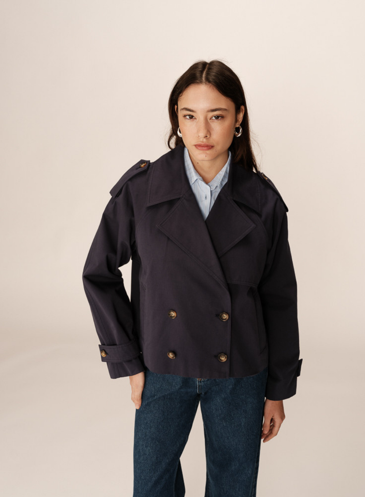 Printemps Jacket in Marine from Grace & Mila