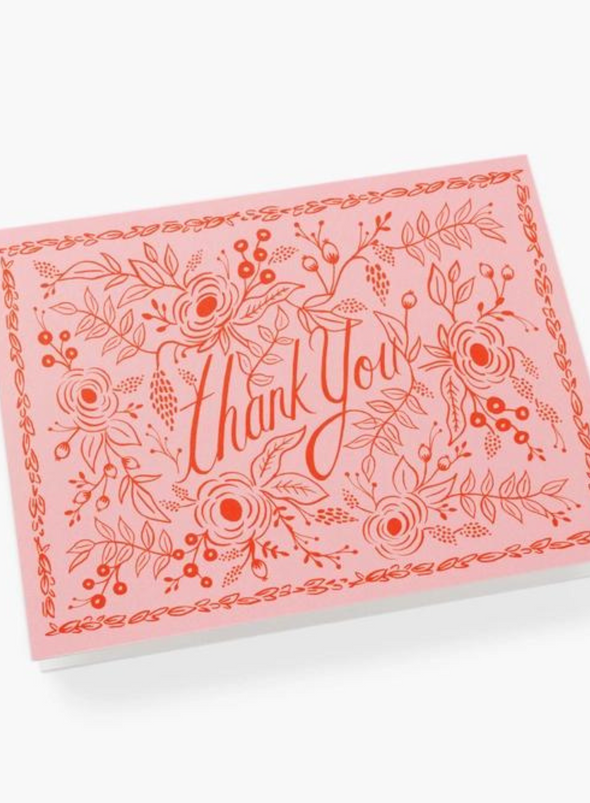 Rosé Thank You Card from Rifle Paper Co.