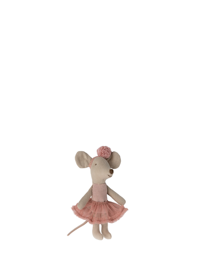 Ballerina Mouse, Little Sister in Rose from Maileg