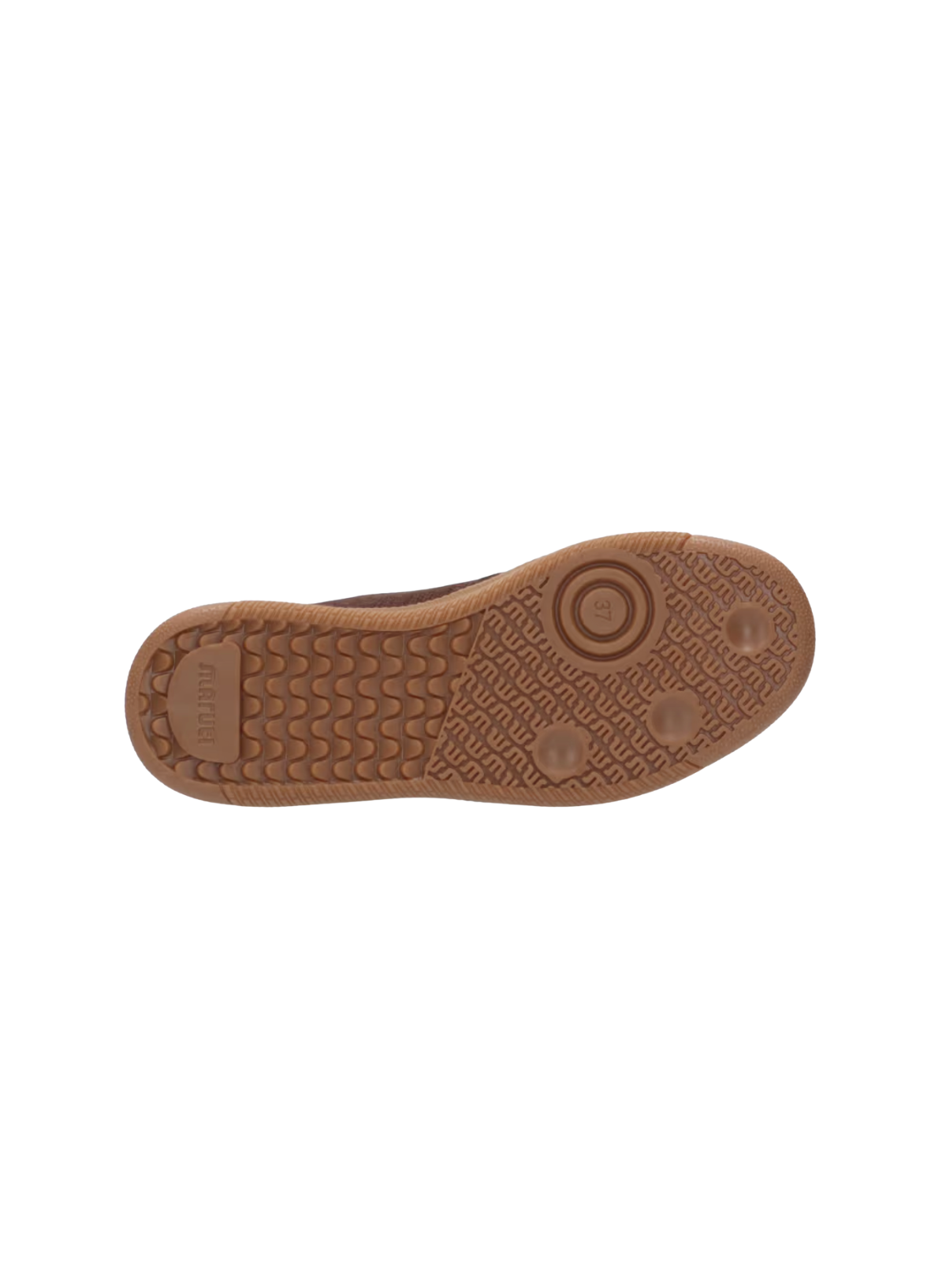 Maruti Yale Embroidery Trainers in Dark Brown