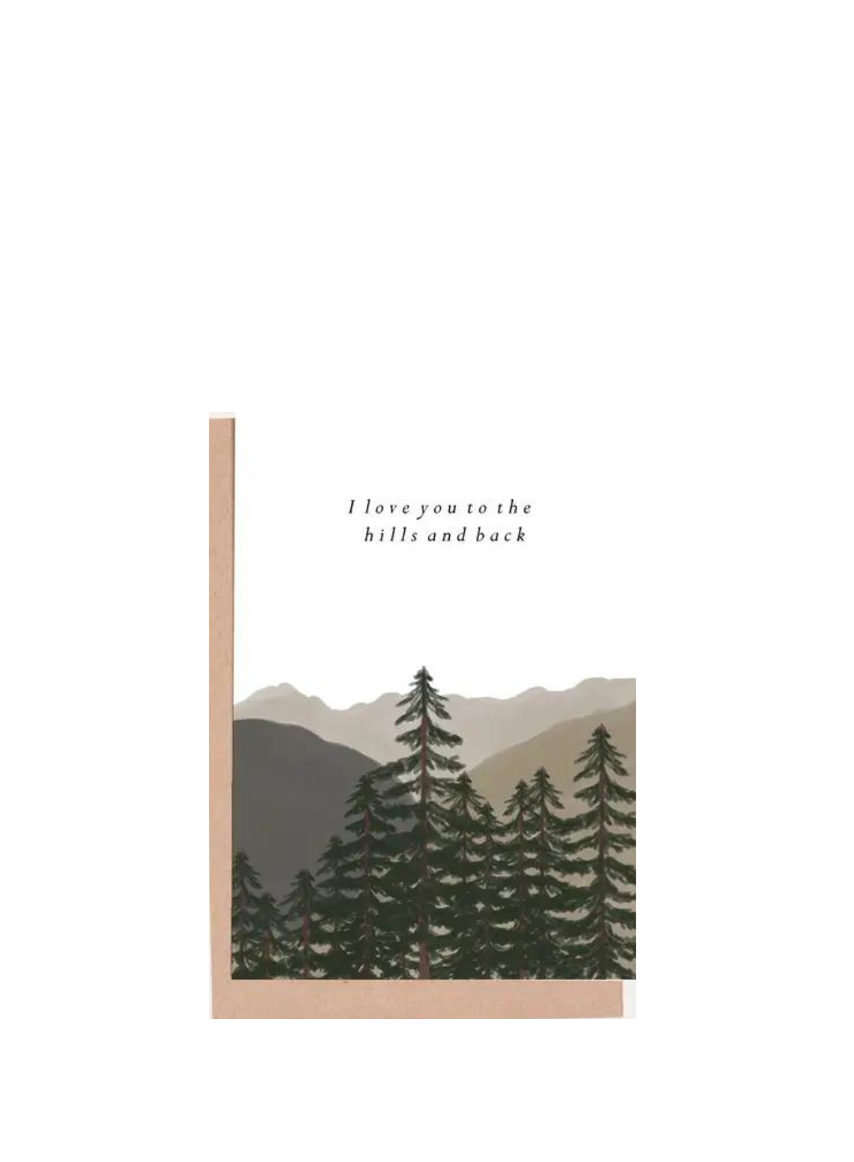 HeatherLucyJ Design I love You to The Hills & Back Card