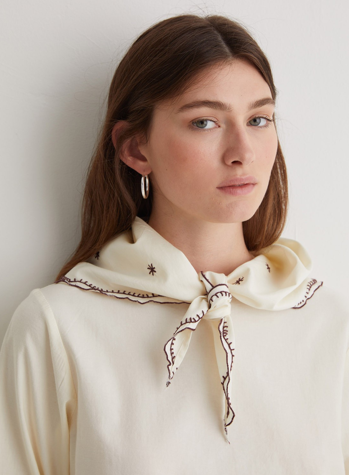 Shelby Shirt in Ecru from Yerse
