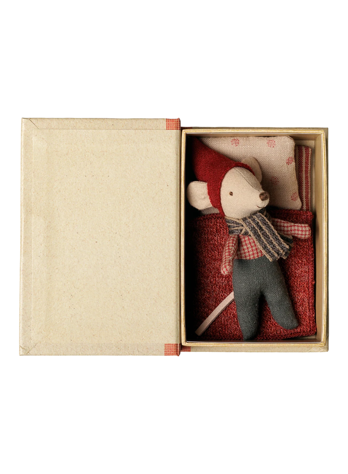 Maileg Christmas Mouse Baby in Book