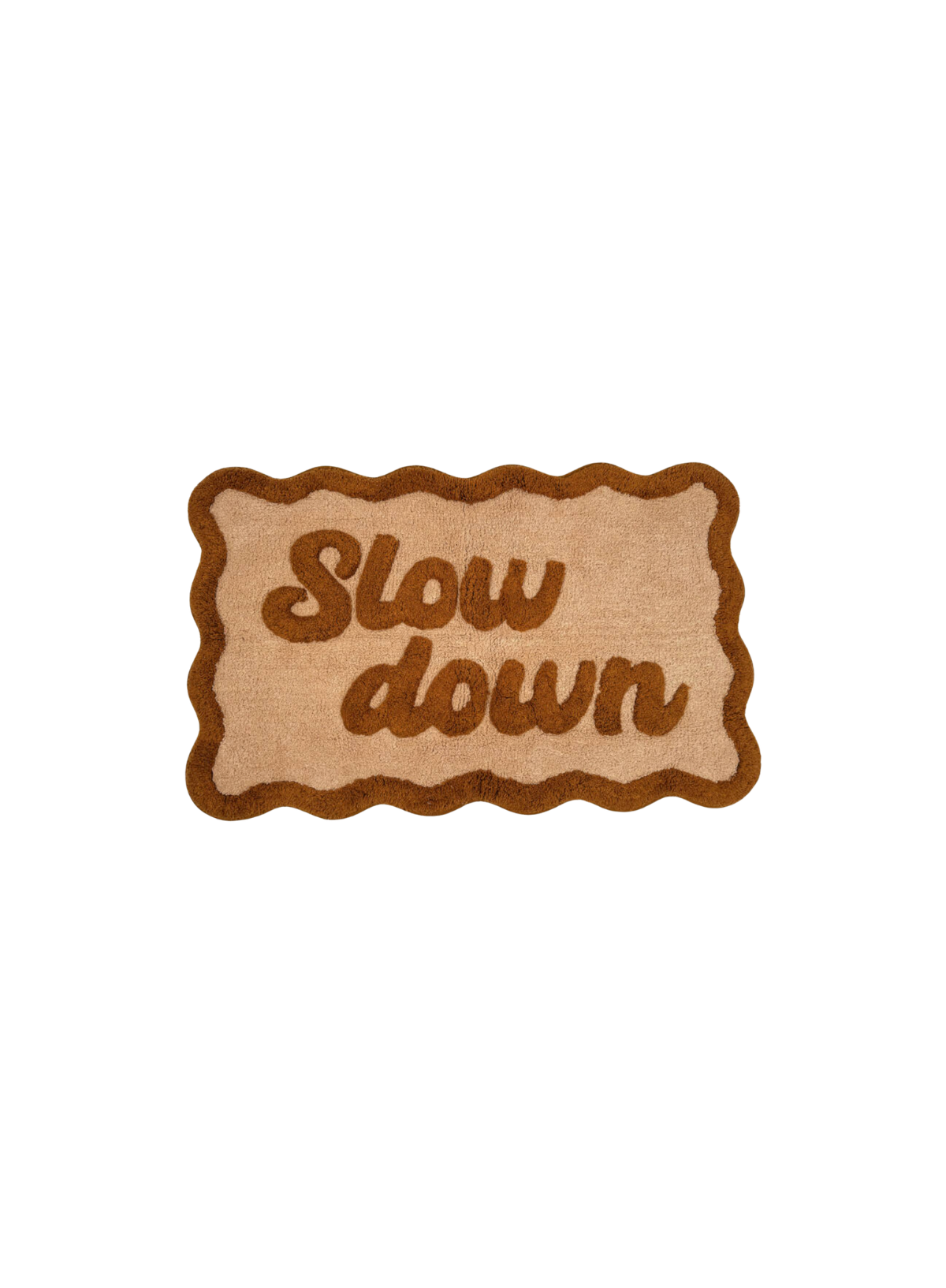 Kersten Slow Down Bath Mat in Ochre