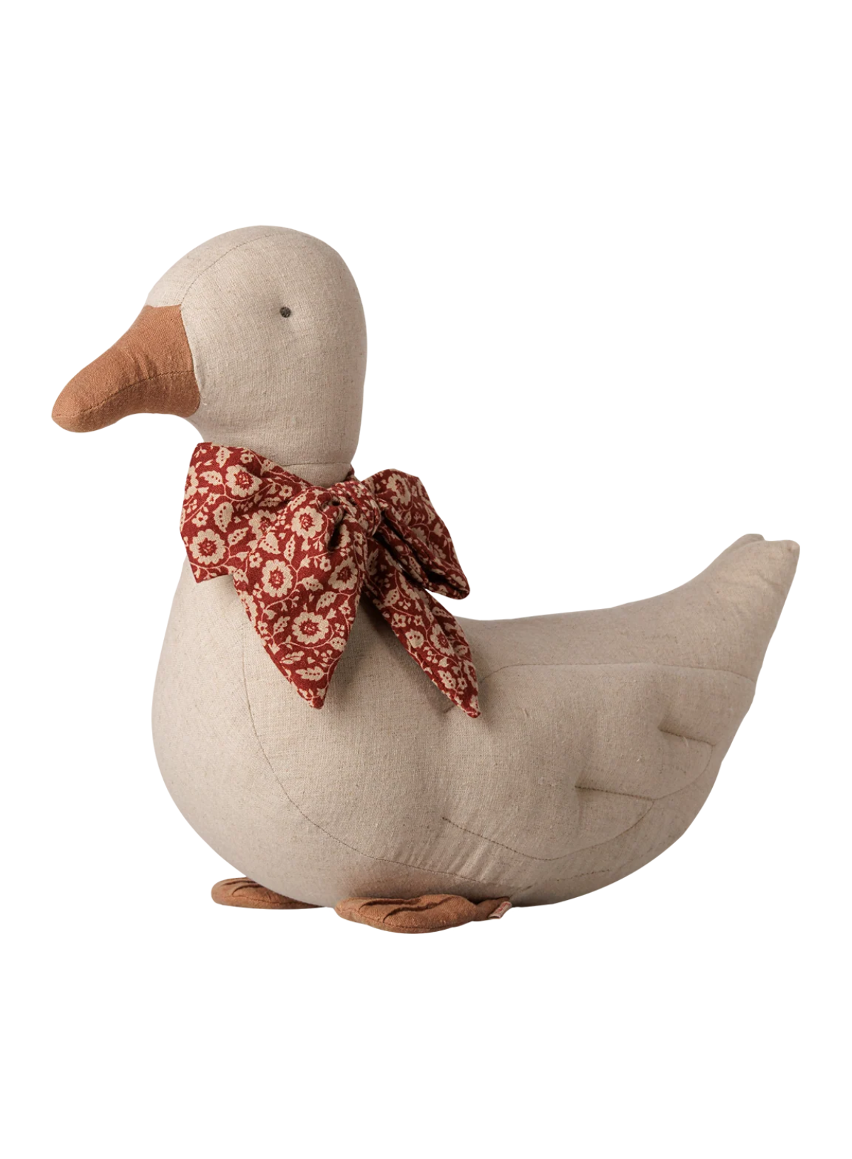 Maileg Duck with Bow - Sand