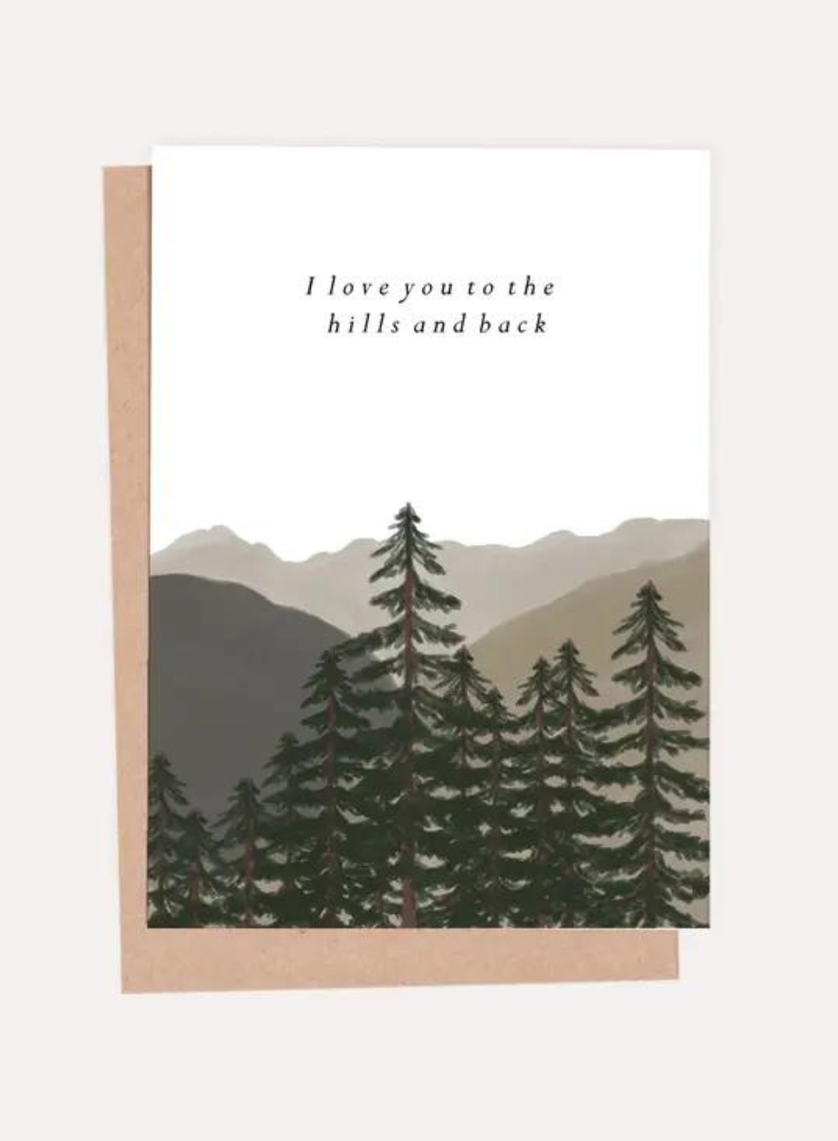 HeatherLucyJ Design I love You to The Hills & Back Card