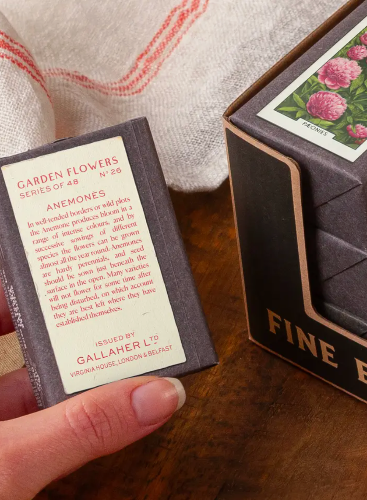 Sting in the Tail Garden Flowers Label Soap