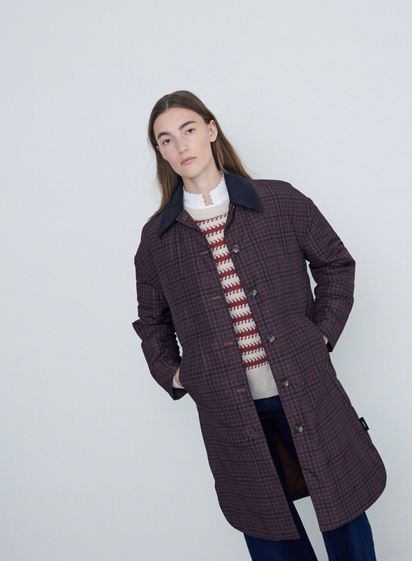 Daffy Jumper in Ecru + Ancient Pink from Yerse