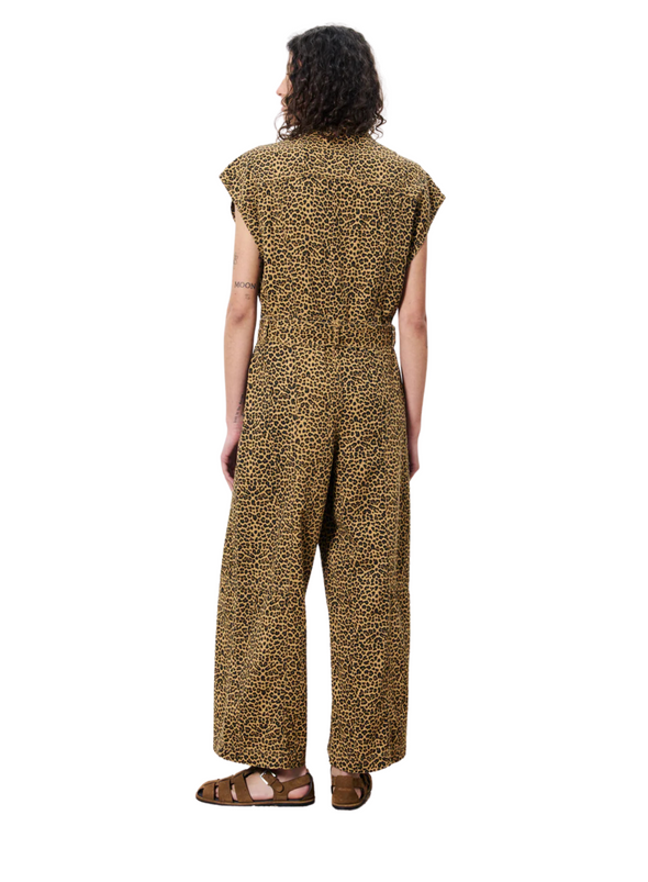 Scheila Jumpsuit in Leopard Print from FRNCH