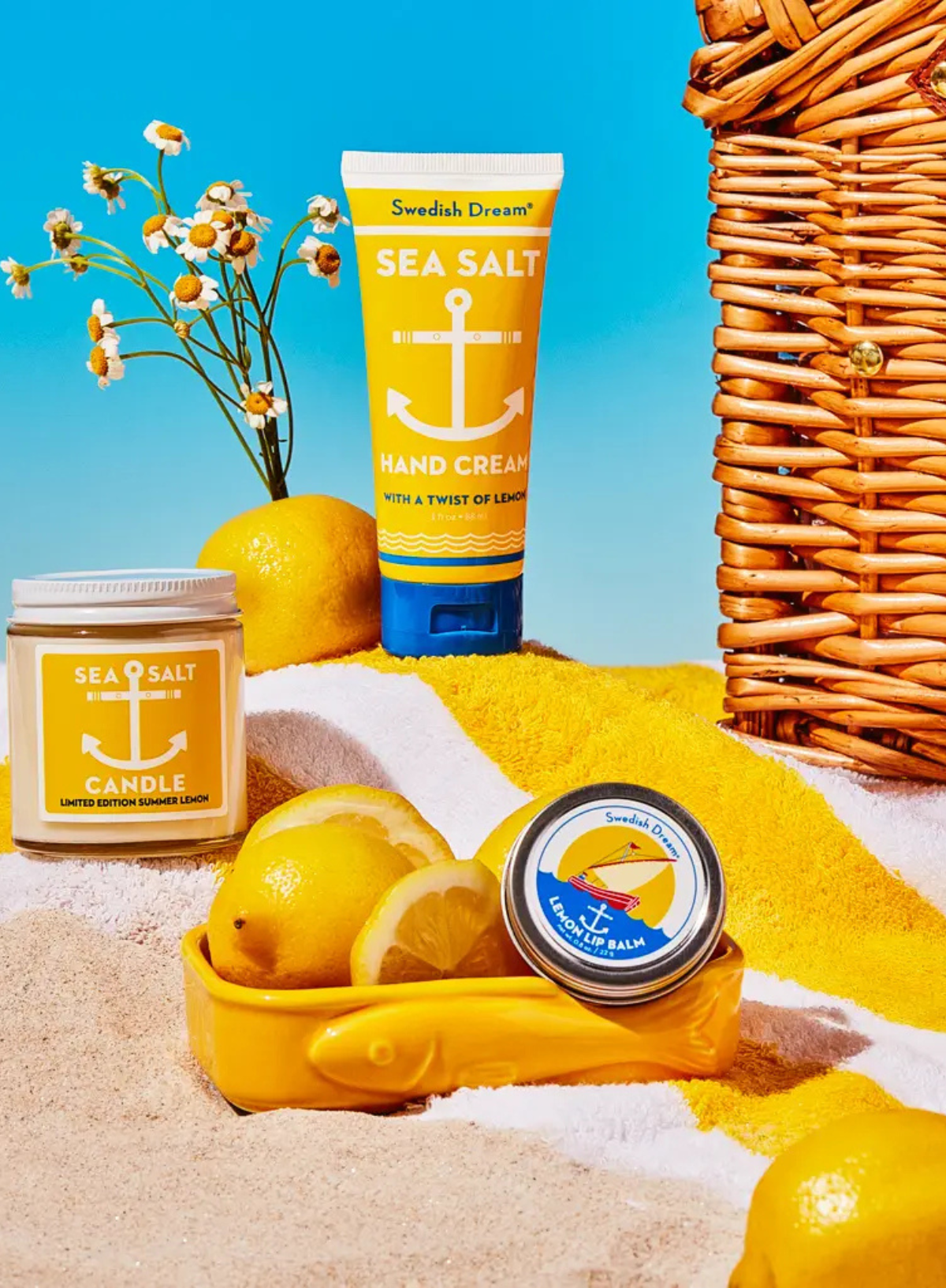 Sea Salt Lemon Candle Cutie from Kalastyle