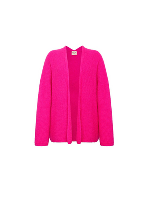 Piper Open Front Cardigan in Fuchsia from FRNCH