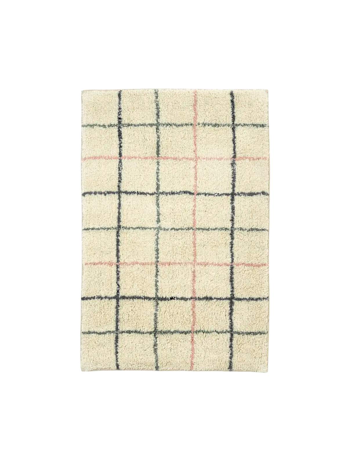 Ruffus Checked Tufted Bath Mat